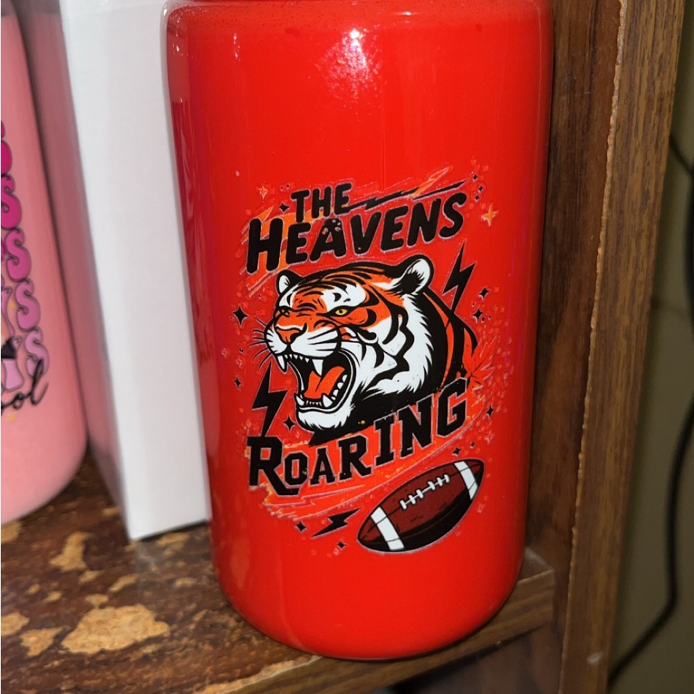 The Heavens Roaring Red Tiger Accent Bottle - Unbranded